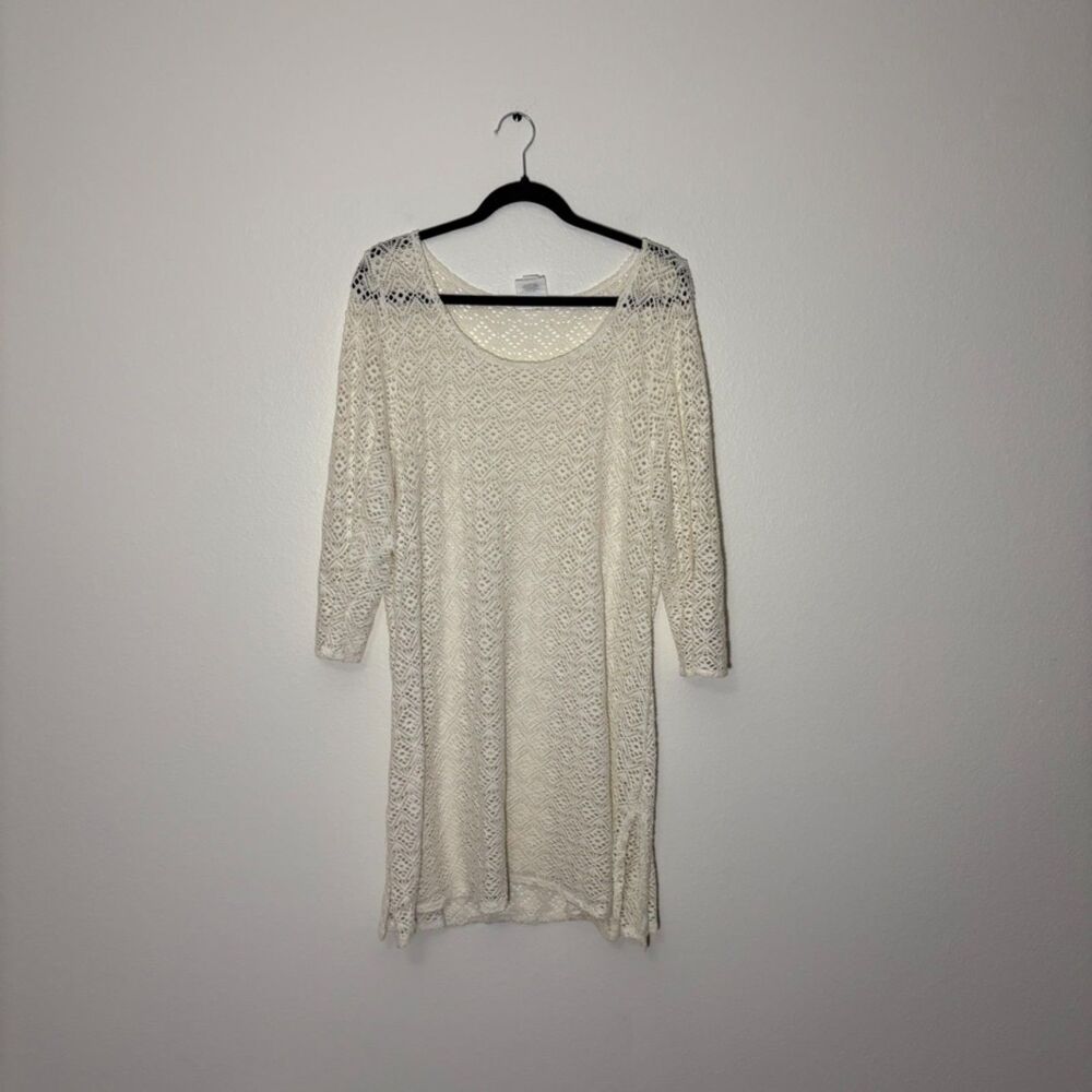Miraclesuit Swim Crochet Cover Up Medium